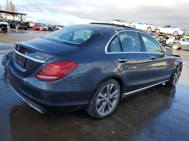 55SWF4KB7GU165813 - 2016 MERCEDES-BENZ C 300 4MATIC GRAY photo 3