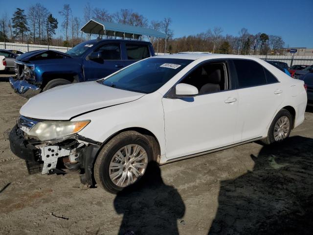 4T1BF1FK6DU260693 - 2013 TOYOTA CAMRY L WHITE photo 1