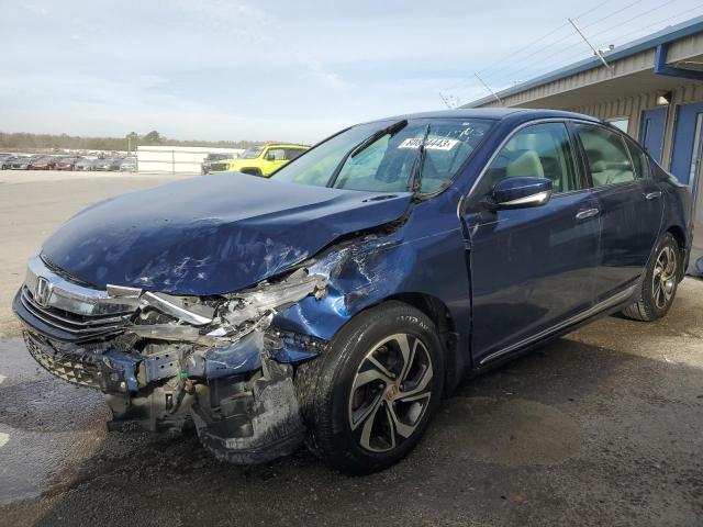 1HGCR2F36HA007963 - 2017 HONDA ACCORD LX BLUE photo 1