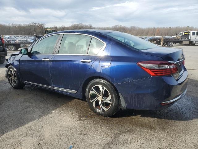 1HGCR2F36HA007963 - 2017 HONDA ACCORD LX BLUE photo 2