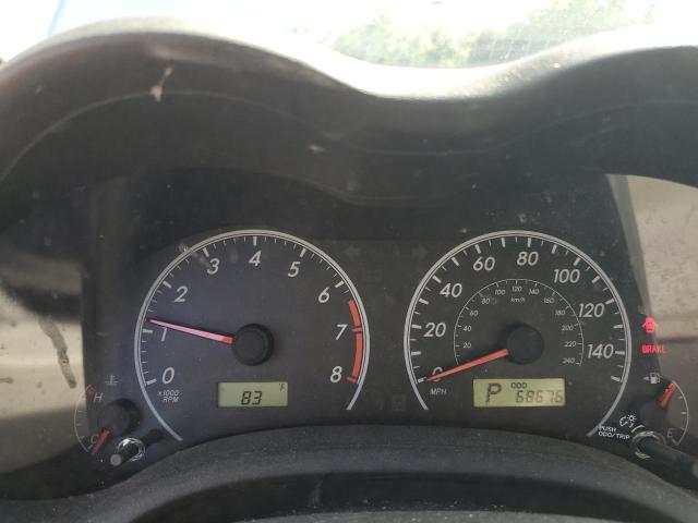 2T1BU4EEXCC756020 - 2012 TOYOTA COROLLA BASE SILVER photo 9