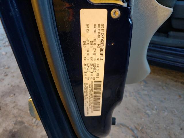 2C4RC1BG3CR260045 - 2012 CHRYSLER TOWN & COU TOURING ლურჯი ფოტო 13