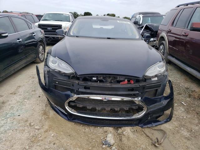 5YJSA1H17EFP37553 - 2014 TESLA MODEL S Կապույտ լուսանկար 5