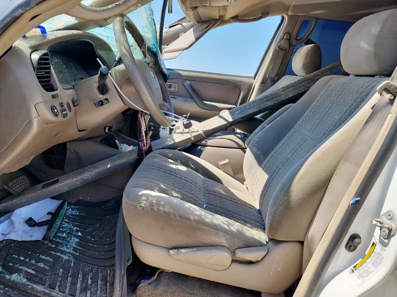 5TBET34105S464033 - 2005 TOYOTA TUNDRA DOUBLE CAB SR5 WHITE photo 7