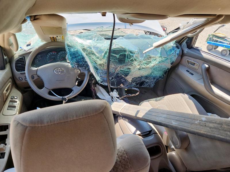 5TBET34105S464033 - 2005 TOYOTA TUNDRA DOUBLE CAB SR5 WHITE photo 8