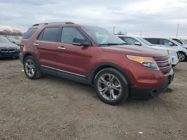 1FM5K7F84EGA09882 - 2014 FORD EXPLORER LIMITED BURGUNDY photo 4