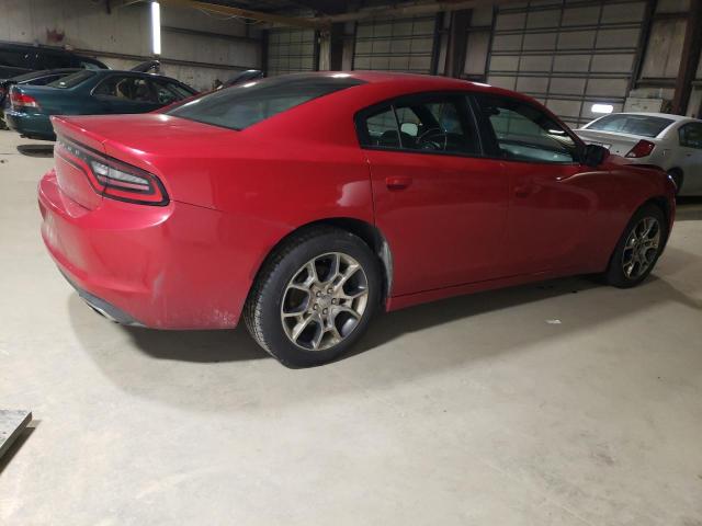 2C3CDXFG4FH891417 - 2015 DODGE CHARGER SE RED photo 3
