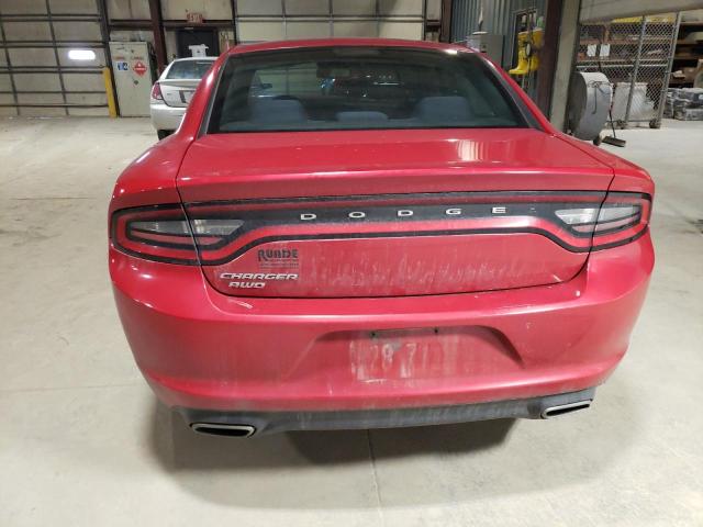 2C3CDXFG4FH891417 - 2015 DODGE CHARGER SE RED photo 6