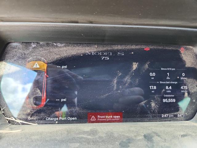 5YJSA1E12HF233758 - 2017 TESLA MODEL S Գրաֆիտ լուսանկար 9