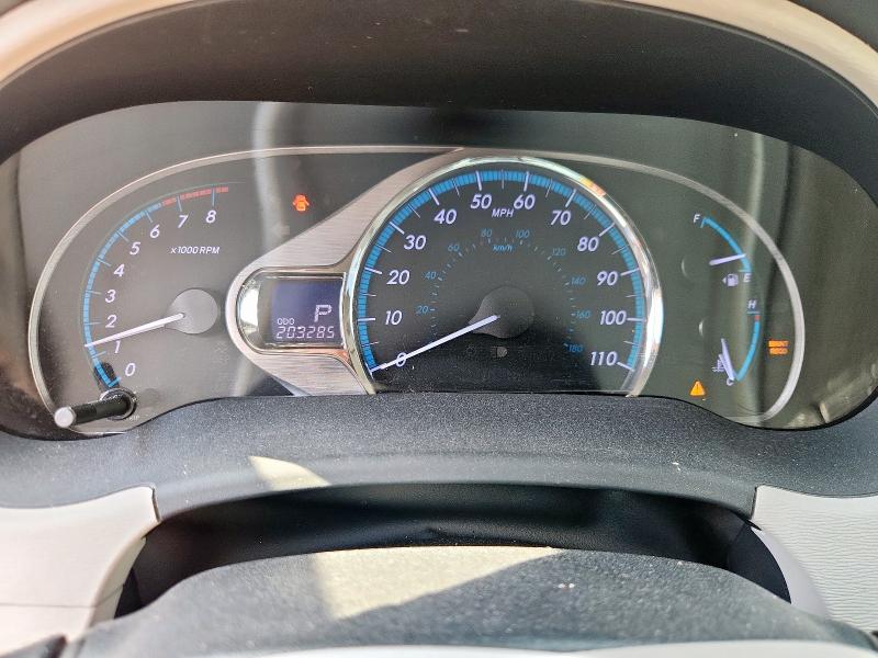 5TDYK3DC9CS236103 - 2012 TOYOTA SIENNA XLE GRAY photo 9