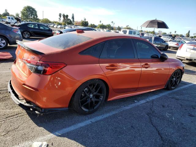 2HGFE1E50NH472161 - 2022 HONDA CIVIC SI ORANGE photo 3