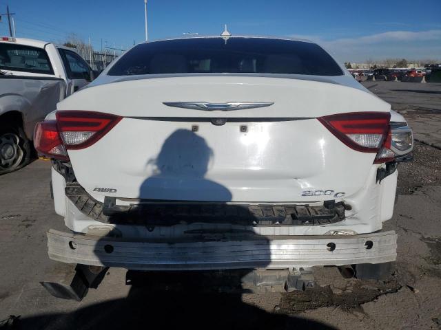 1C3CCCEG1FN643257 - 2015 CHRYSLER 200 C WHITE photo 6