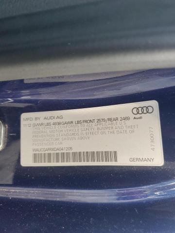 WAUCGAFRXDA041205 - 2013 AUDI S5 PREMIUM PLUS أزرق صورة 12