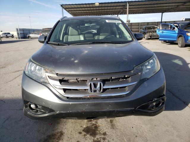 2HKRM3H75EH500793 - 2014 HONDA CR-V EXL GRAY photo 5