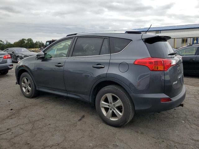 JTMRFREV2FD151115 - 2015 TOYOTA RAV4 XLE GRAY photo 2