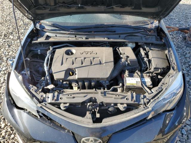 2T1BURHE1KC186108 - 2019 TOYOTA COROLLA L BLACK photo 11
