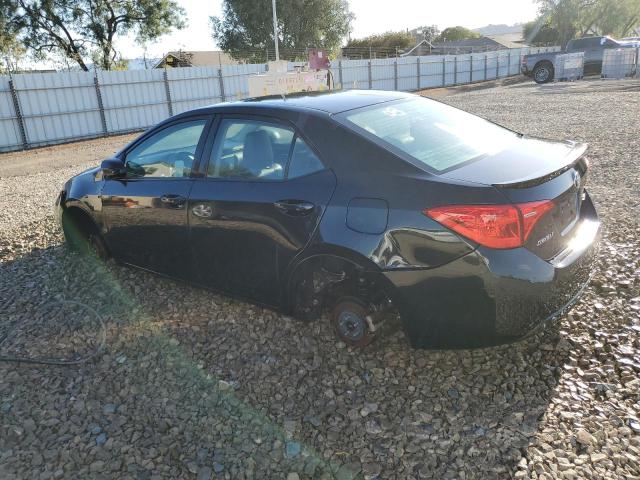 2T1BURHE1KC186108 - 2019 TOYOTA COROLLA L BLACK photo 2