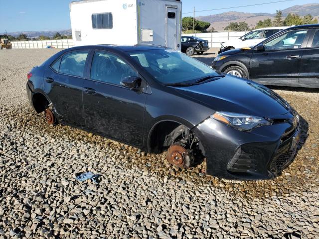 2T1BURHE1KC186108 - 2019 TOYOTA COROLLA L BLACK photo 4