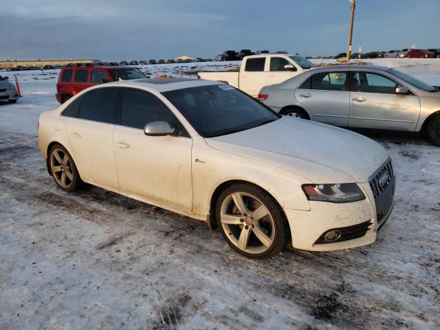 WAUFGCFLXCA014394 - 2012 AUDI S4 PREMIUM WHITE photo 4