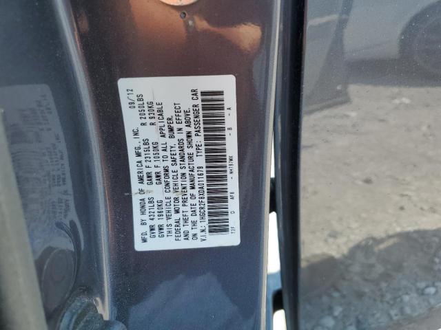 1HGCR2F8XDA011679 - 2013 HONDA ACCORD EXL CHARCOAL photo 13