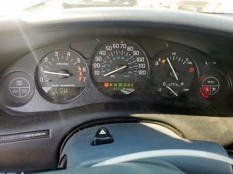 2G4WF5218X1581298 - 1999 BUICK REGAL GS BLUE photo 9