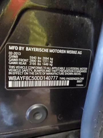 WBAYF8C50DD140777 - 2013 BMW 750 LXI CHARCOAL photo 12