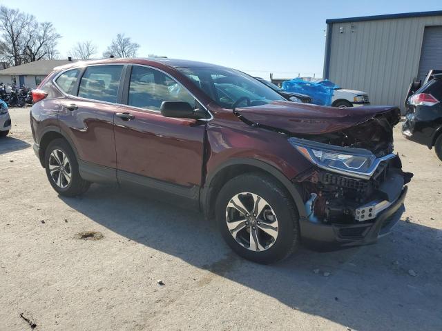 2HKRW6H31KH231762 - 2019 HONDA CR-V LX MAROON photo 4