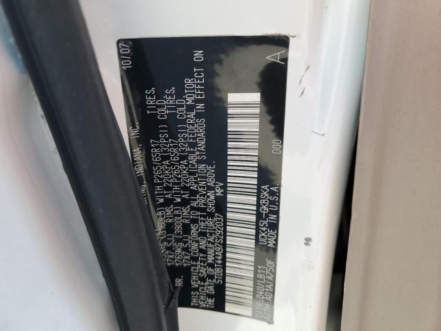5TDBT44A97S292037 - 2007 TOYOTA SEQUOIA SR5 白色 照片 14