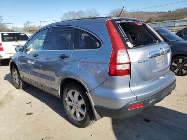 JHLRE48527C021377 - 2007 HONDA CR-V EX BLUE photo 2