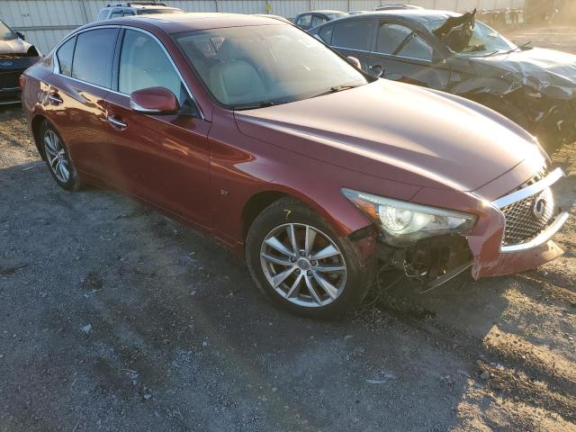 JN1BV7AR2EM693382 - 2014 INFINITI Q50 BASE BURGUNDY photo 4