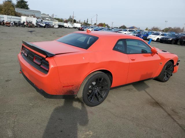 2C3CDZFJ2NH218776 - 2022 DODGE CHALLENGER R/T SCAT PACK ORANGE photo 3