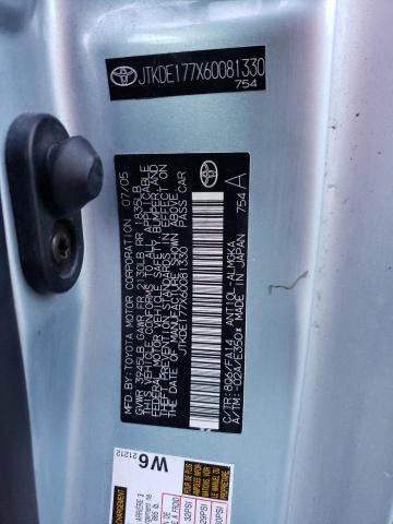 JTKDE177X60081330 - 2006 TOYOTA SCION TC 蓝色 照片 12