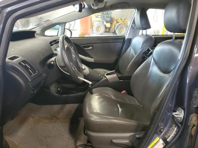 JTDKN3DUXF0441345 - 2015 TOYOTA PRIUS GRAY photo 7