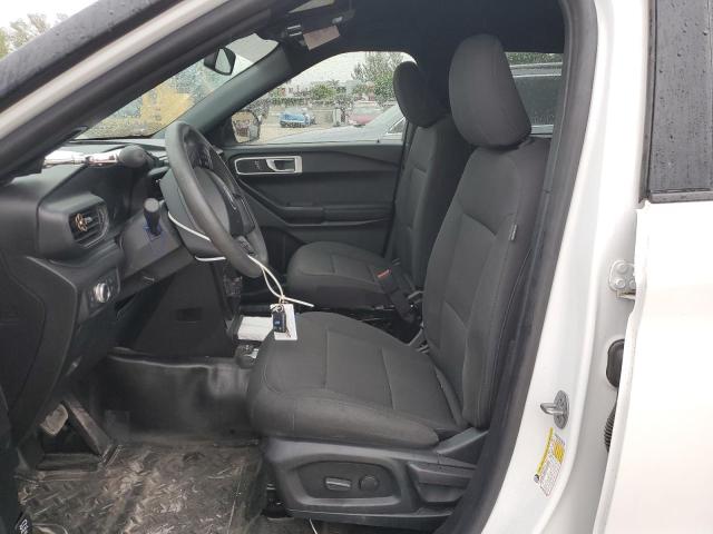 1FM5K8ABXNGB51209 - 2022 FORD EXPLORER POLICE INTERCEPTOR WHITE photo 7