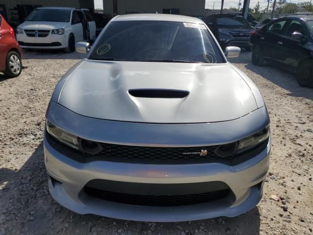 2C3CDXGJ0KH696550 - 2019 DODGE CHARGER SCAT PACK SILVER photo 5