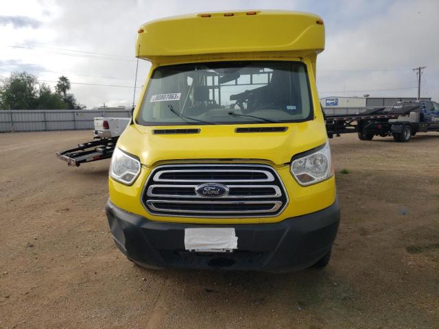 1FDRS8PM7KKB26979 - 2019 FORD TRANSIT T-350 HD YELLOW photo 5