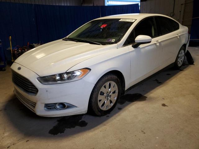 3FA6P0G79DR213372 - 2013 FORD FUSION S WHITE photo 1