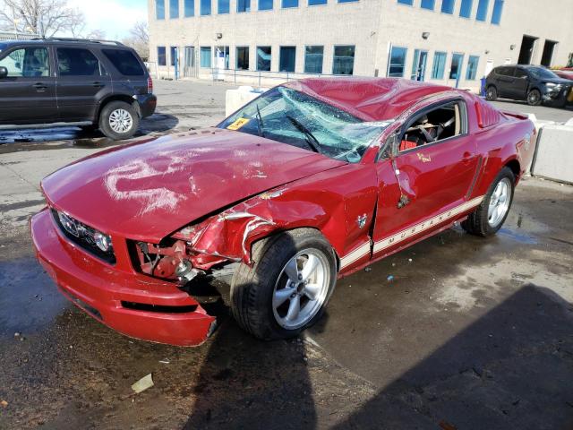1ZVHT80N495136830 - 2009 FORD MUSTANG RED photo 1
