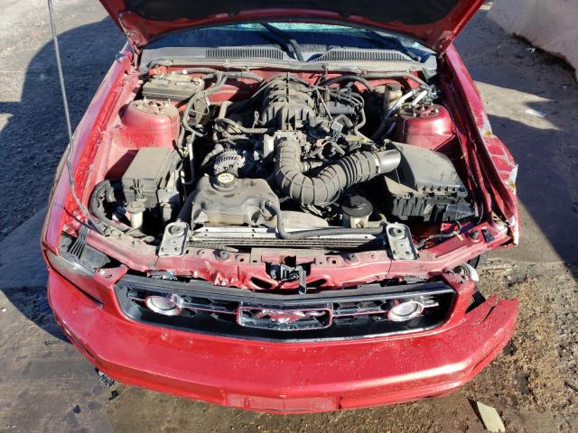 1ZVHT80N495136830 - 2009 FORD MUSTANG RED photo 11