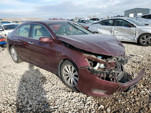 1HGCR2F81EA276542 - 2014 HONDA ACCORD EXL BURGUNDY photo 4