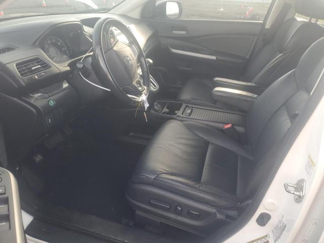 5J6RM4H78DL032486 - 2013 HONDA CR-V EXL WHITE photo 7