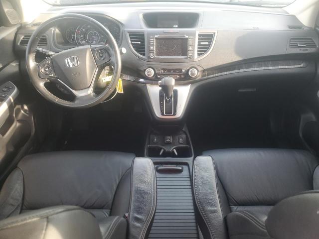 5J6RM4H78DL032486 - 2013 HONDA CR-V EXL WHITE photo 8