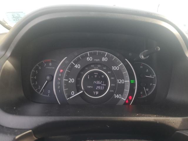 5J6RM4H78DL032486 - 2013 HONDA CR-V EXL WHITE photo 9