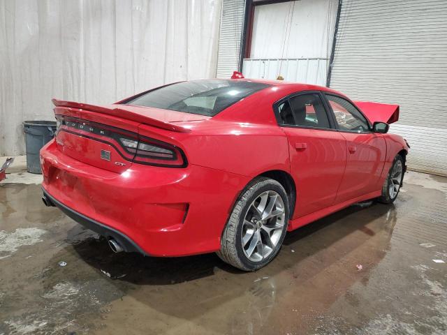 2C3CDXHG0MH619697 - 2021 DODGE CHARGER GT RED photo 3