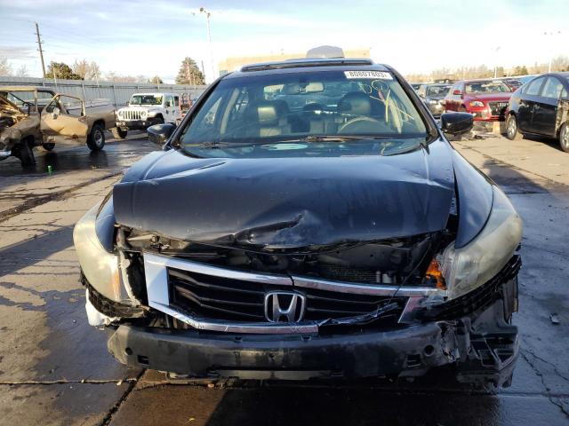 1HGCP26848A152145 - 2008 HONDA ACCORD EXL BLACK photo 5