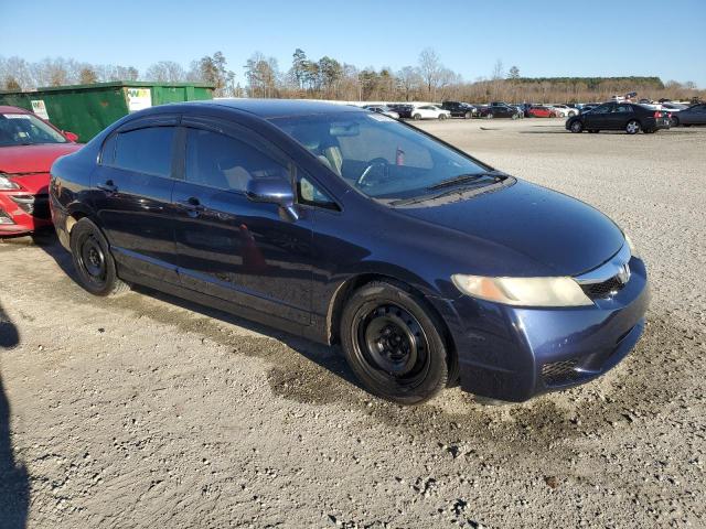 19XFA1F55AE058968 - 2010 HONDA CIVIC LX BLUE photo 4