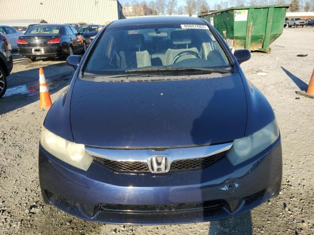 19XFA1F55AE058968 - 2010 HONDA CIVIC LX BLUE photo 5