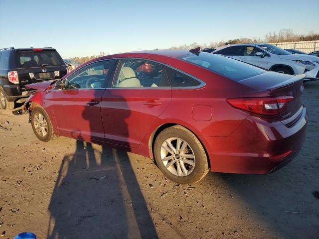 5NPE24AFXFH186183 - 2015 HYUNDAI SONATA SE RED photo 2