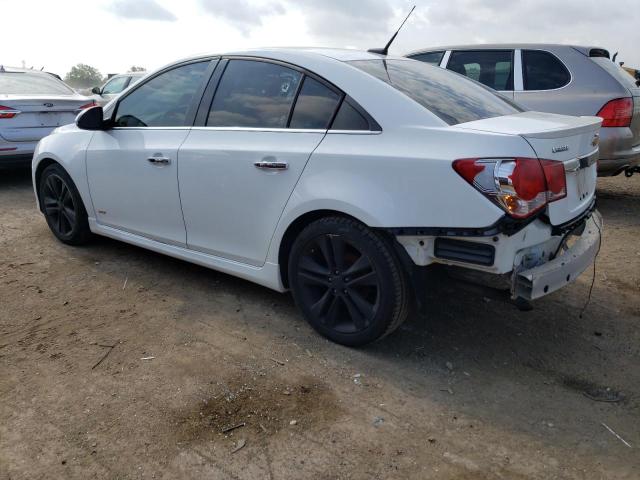 1G1PG5SB1E7156027 - 2014 CHEVROLET CRUZE LTZ WHITE photo 2