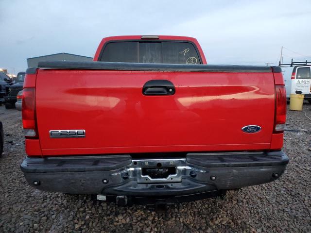 1FTSW21P95EC27938 - 2005 FORD F250 SUPER DUTY RED photo 6